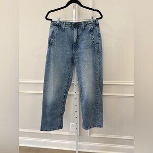 Pilcro Anthropologie Wide Leg High Rise Denim